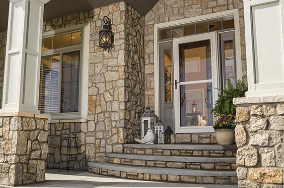 storm door installed on a residential home